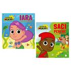 Kit 2 vol - turma do folclore: iara + saci pererê - Kit de Livros