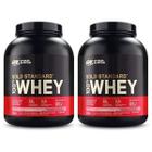 Kit 2 Whey Gold Standard Optimum Nutrition 5LB (2.27kg) Morango