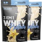 Kit 2 Whey Protein Hidrolisado Isolado Concentrado 3w 1k - MASSIFIK NUTRITION