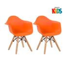 KIT - 2 x cadeiras Eames Junior com apoio de braços - Infantil