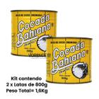 Kit 2 x Cocada Bahiana Cremosa Lata 800g - Quysanta Com Nf