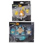 Pokemon Evolution Multi-pack Pichu Pikachu Raichu Sunny 3295 - Bonecos -  Magazine Luiza