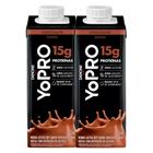 Kit 2 YoPRO Bebida Láctea UHT Chocolate 15g de proteínas 250ml - Danone