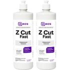 Kit 2 Z-cut Polidor De Corte Zacs Fast Automotivo 1 Litro Etapa 1