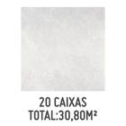 Kit 20 Caixas de Porcelanato HD Agata 62x62cm com 1,54m² Esmaltado Polido Retificado Bege Elizabeth