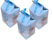 Kit 20 Caixinha Milk Lembrancinha Surpresa Ursinho Baloeiro