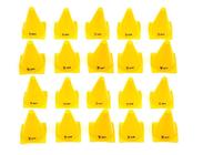 Kit 20 Cones Demarcatórios Treinamento Funcional - Odin Fit