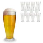 Kit 20 Copo Tulipa P/ Chopp Cerveja Acrílico 220Ml