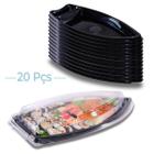 Kit 20 Embalagem Delivery Completa Barca Temaki Atacado - PP