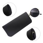 Kit 20 Estojo Para Armação de Oculos De Sol Feminino Capinha Portatil Fino de Bolsa Preto