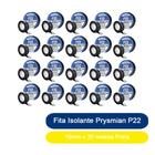 Kit 20 Fita Isolante Prysmian P22 19mm x 20 metros Preta