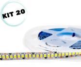 Kit 20 Fita Led 2835 5m 240leds / M 3000k 12v Ip20