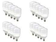 Kit 20 Lâmpada Led 30w Bulbo Soquete E27 Bivolt Branco Frio