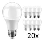 Kit 20 Lâmpadas Led Bulbo 12w E27 Branco Frio Inmetro