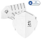 Kit 20 Máscaras 3M 9920H Descartáveis para Proteção Respiratória PFF2(S)