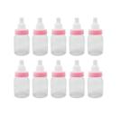 Kit 20 Mini Mamadeira Lisa Rosa Para Lembrancinha 50ml