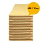 Kit 20 Panos De Microfibra Detailer 330Gsm