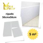 kIT 20 PROMO PLACA 3D - 50x50 cm RIPADO PVC PARA PAREDE
