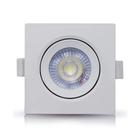 Kit 20 Spot Led 7W Embutir Branco Quente Luz Teto - Luz Sollar