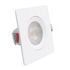 Kit 20 Spot Led Smd 3w Quadrado 6500k Branco Frio Dicróica Direcionável Embutir