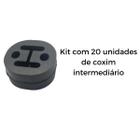 Kit 20 Unidades Borracha Coxim Carro GOL 3 Geração