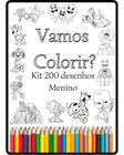 Kit 100 Desenhos Para Pintar E Colorir Dragonball Z - Folha A4 ! 2 Por  Folha! - #0029