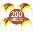 Kit 200 Forminhas Para Doces Finos Brigadeiro Festa de Aniversário Francesinha Casamento