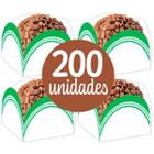 Kit 200 Forminhas Para Doces Finos Brigadeiro Festa de Aniversário Francesinha Casamento