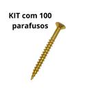 Kit 200 Parafusos Chipboard Resistente Durável Ch. PH 6.0X60 BC - VABADUS