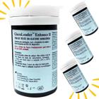 Kit 200 Tiras Glicemia Glucoleader Enhance Fitas Glicose Diabetes