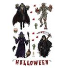 Kit 24 itens Painel festa Hallloween Decoração completa EVA