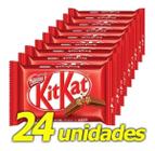 Kit 24 unids 41,5g chocolate kit kat nestle 996g ao leite