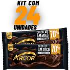 Kit 24x Barra Chocolate Amargo 70% Cacau 80g - Arcor