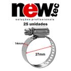 Kit 25 Abraçadeira Fita Larga 14mm - 22 x 32mm (7/8"x1.1/4")