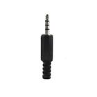 Kit 25 Conector Plug P2 4C Para Montagem de Cabos