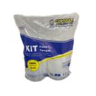 Kit 25 Unid. Pote Plástico Redondo Descartável COPOZAN 250/500/1000 Micro-ondas/ Freezer Marmita Fit