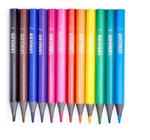 Kit 2cx de 12 Un Lápis mini lápis de cor infantil- Linha eco
