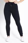 KIT 2PÇs - Calça Jogger Feminina Molecotton - Preto