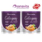 Kit 2un Colágeno Skin - Sanavita - Tangerina - 300g