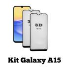 Kit 2UN Película 3D de Vidro para Samsung Galaxy A15