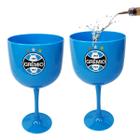 Kit 2Un Taça Copo Gin Drinks Coquetéis Bebidas 580ml Festa Time Grêmio Azul Oficial - BRASFOOT