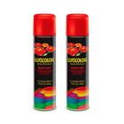 Kit 2uni Spray Premium Multiuso Premium 280g/400ml - Preto Fosco - Lukscolor