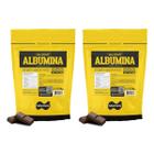 Kit 2x Albumina Naturovos 1kg Chocolate