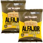 Kit 2x Alfajor Com Whey Protein - 55g cada - Todos Sabores - Dr Peanut