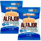 Kit 2x Alfajor Com Whey Protein - 55g cada - Todos Sabores - Dr Peanut