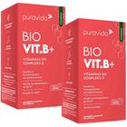 Kit 2x Bio Vit B - Vitaminas do Complexo B - 30 Capsulas cada - Pura Vida