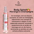 Kit 2x Body Splash Desodorante Colônia Morango com Champagne 130ml