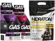 Kit 2x Caixas Gas Gel Energético 20 Sachês + Hidraton 1kg