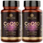 Kit 2x Coenzima Q10 + Omega 3 Tg + Vitamina E - 60 Caps cada - Essential Nutrition