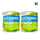 Kit 2x Colágeno Hidrolisado 2 Em 1 Potes 250g em Pó Uva Verde Maxinutri